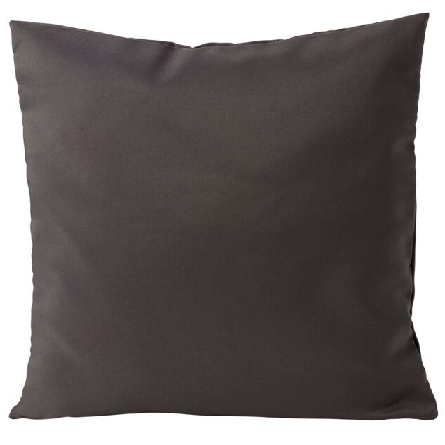 Housse de coussin polyester 40x40cm gris