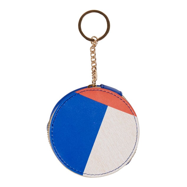 Pochette &eacute;couteur tricolore blanc bleu rouge