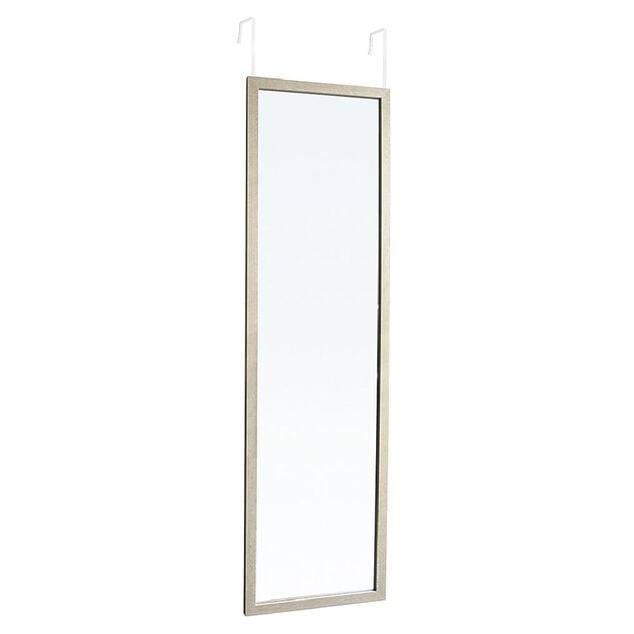 Miroir de porte bois contour marron H119cm