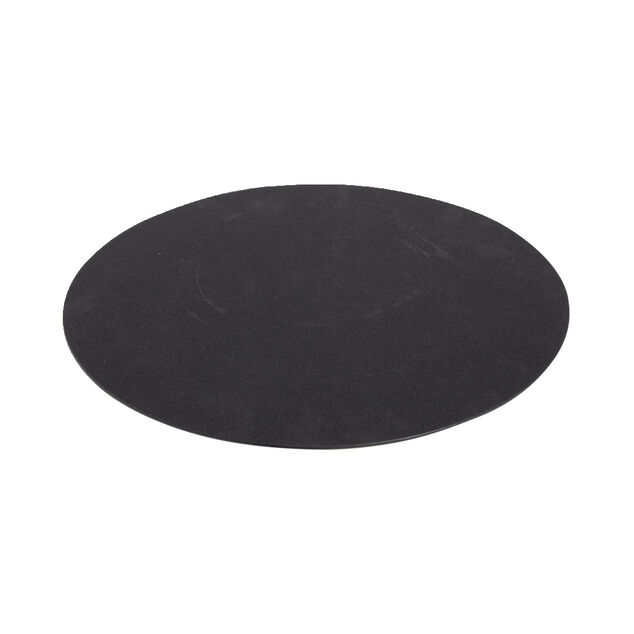 Set de table rond noir &agrave; paillettes &Oslash;33cm
