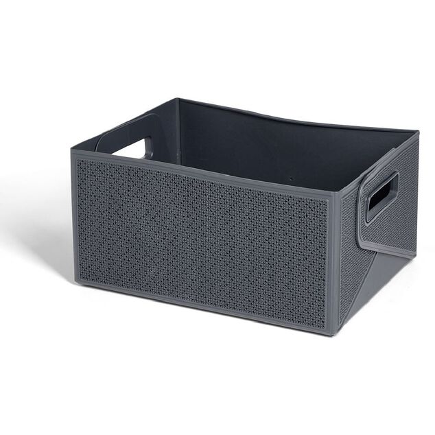 Pani&egrave;re flexible pliable plastique 32x16x24cm - 4 coloris