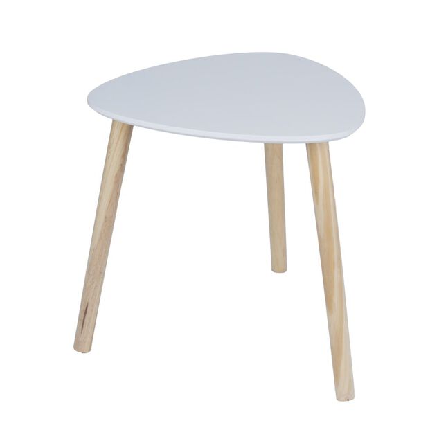 Bout de canap&eacute; Joseph marron &Oslash;40xH39,5 cm