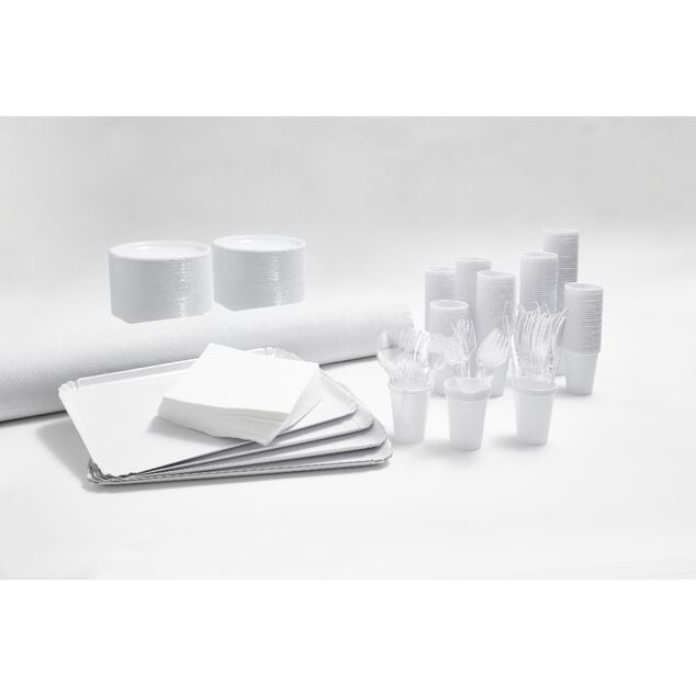 Couteau en plastique transparent x12