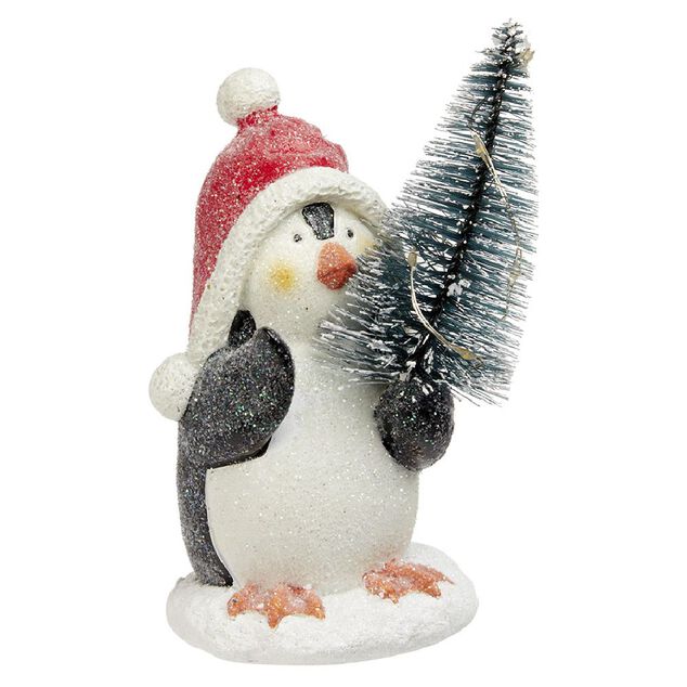 Pingouin et sapin de No&euml;l lumineux (2 mod&egrave;les)