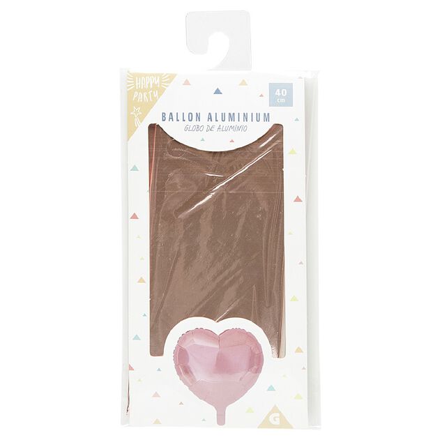 Ballon coeur en aluminium