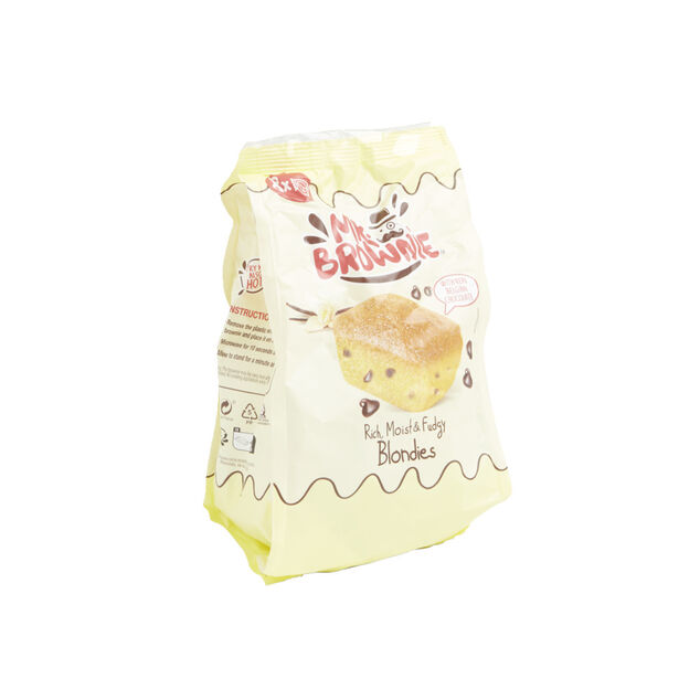 Lot de 8 sachets individuels Mr. Brownie Blondies vanille chocolat 200g
