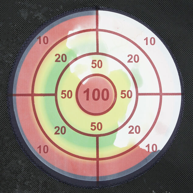 Jeu de cible avec pistolet &agrave; eau plastique (4 pi&egrave;ces)