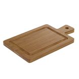 Planche de service mini en bambou 9x19cm (2 mod&egrave;les)