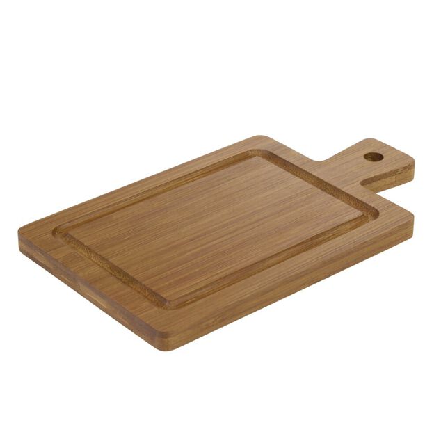 Planche de service mini en bambou 9x19cm (2 mod&egrave;les)