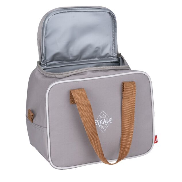 Sac isotherme fraîcheur 6L gris-beige 21x12xH15cm