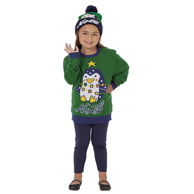 Pull de No&euml;l enfant taille 6-8 ans
