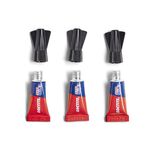 Lot de 3 colles instantan&eacute;es Superglue-3 Loctite mini dose 1g