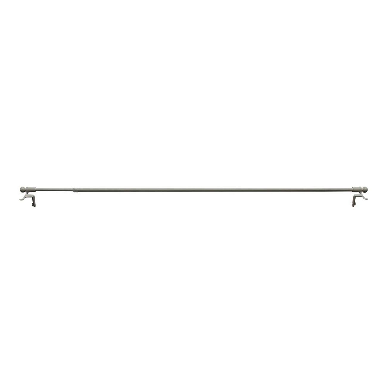 Tringle à pression Extensible Métal Gris argenté 30-50 cm