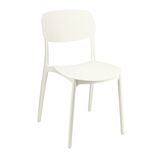 Chaise plastique beige 43xP54xH79cm