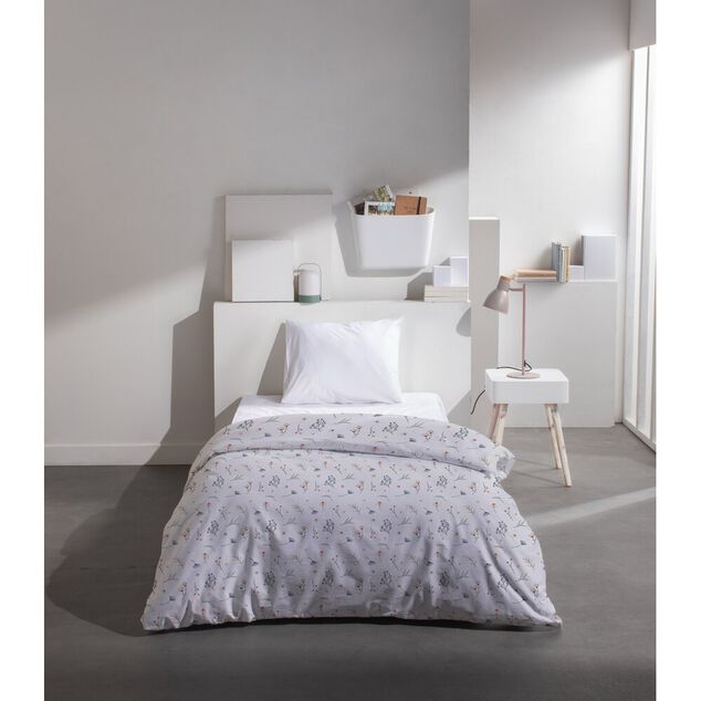 Couette 1 personne 140x200cm imprim&eacute; motif (4 mod&egrave;les)