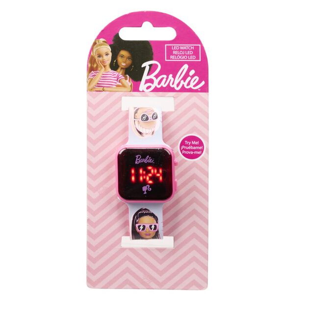 Montre enfant digitale LED Barbie