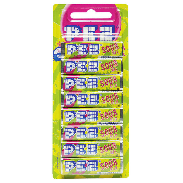 Recharges PEZ acides x8