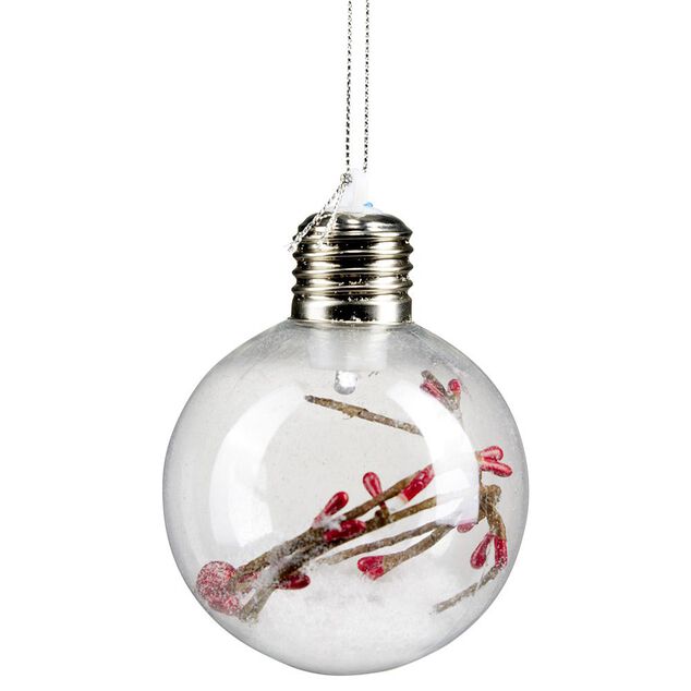 Boule lumineuse de Noël Ø8cm