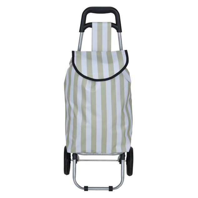 Chariot de course 25L rayures bayad&egrave;res trolley avec 2 roulettes (2 mod&egrave;les)