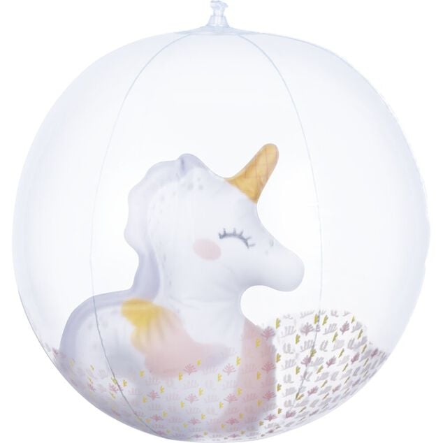 Ballon gonflable pour piscine avec licorne en plastique &Oslash;35cm