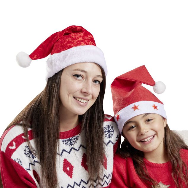 Bonnet de No&euml;l en velours