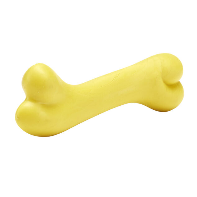 Jouet pour chien caoutchouc forme os L12 cm (3 mod&egrave;les)