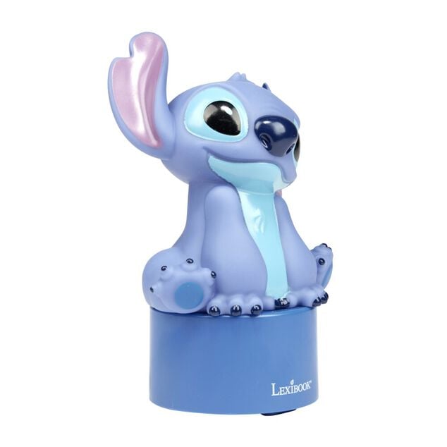 Veilleuse haut-parleur Disney Stitch bluetooth plastique bleu 13x9xH18,5cm