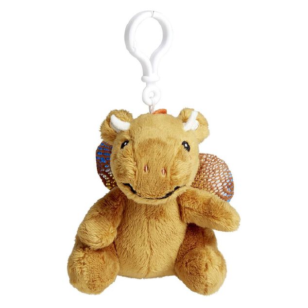 Porte-cl&eacute; peluche dragon 4 coloris