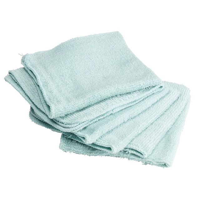 Lot de 4 serviettes pour invit&eacute;s en coton - 6 coloris