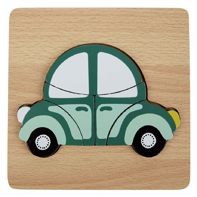 Puzzle animaux bois 2-6 ans