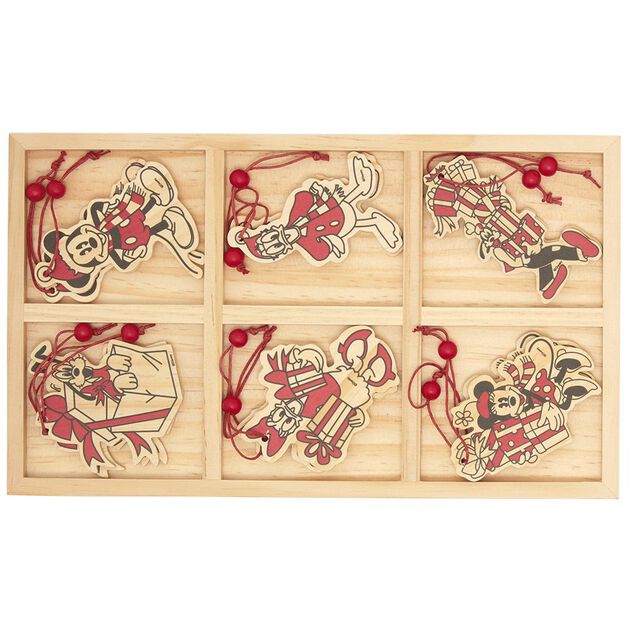 Décoration de Noël Disney Mickey à suspendre x12