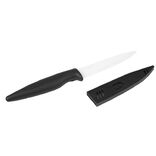 Couteau office lame c&eacute;ramique L.10 cm + &eacute;tui