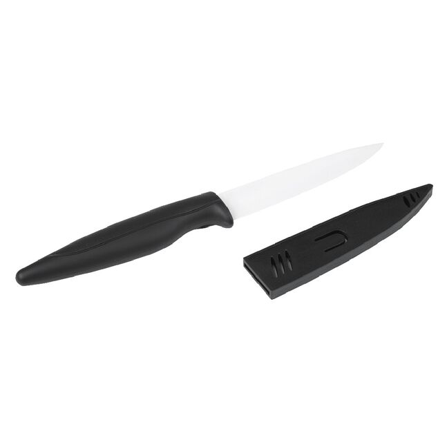 Couteau office lame c&eacute;ramique L.10 cm + &eacute;tui