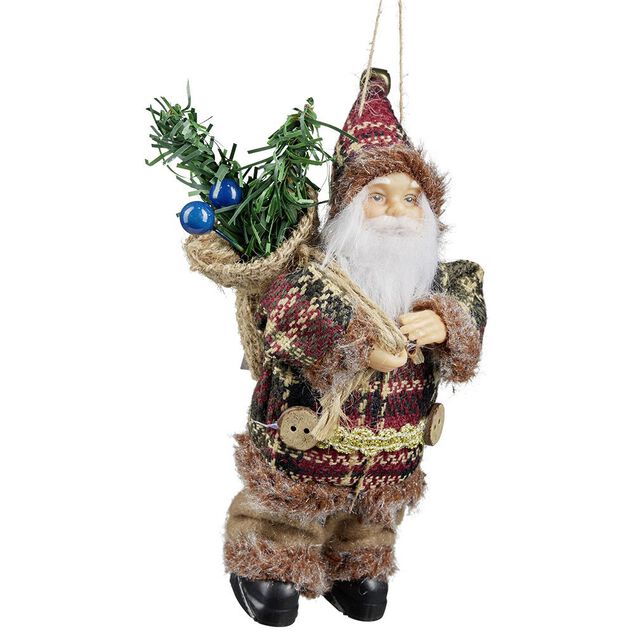 D&eacute;coration P&egrave;re No&euml;l debout H18 cm