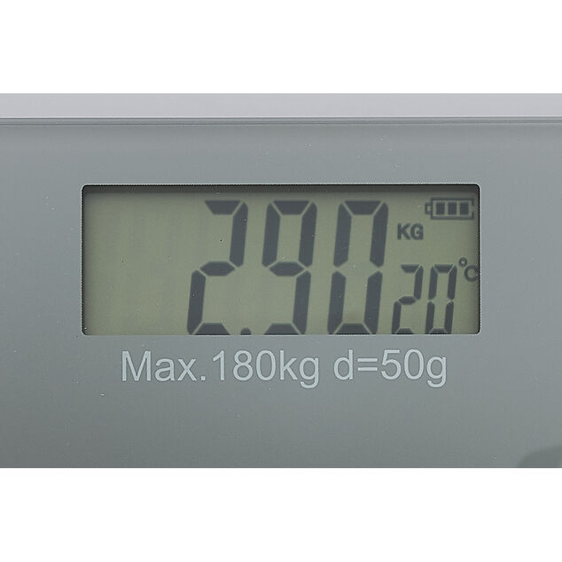 P&egrave;se personne num&eacute;rique gris &eacute;cran LCD 180 kg