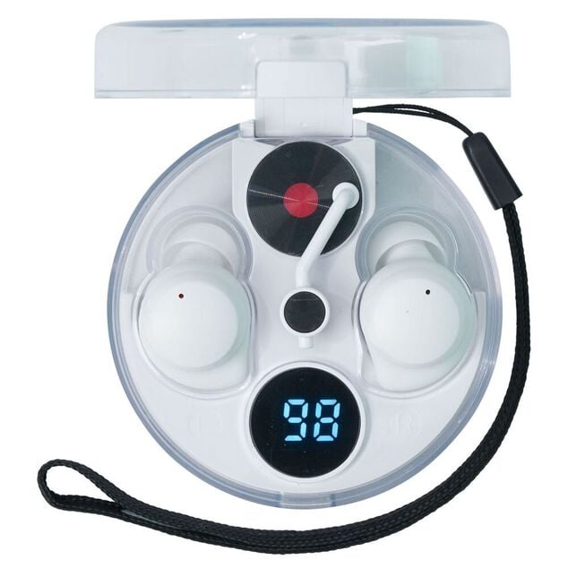 &Eacute;couteurs bluetooth ABS et plastique &Oslash;6,6cm - 2 coloris