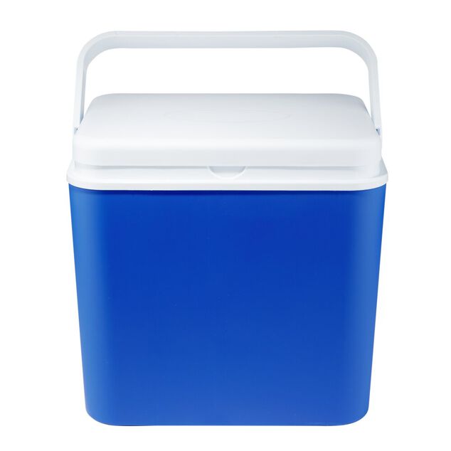 Glaci&egrave;re 30L polypropyl&egrave;ne bleu et blanc 39x29,5xH39cm