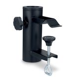 Fixation parasol pour balcon acier et plastique noir 16x6xH13,5cm