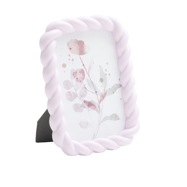 Cadre photo plastique contour torsadé 13x18cm (4 modèles)