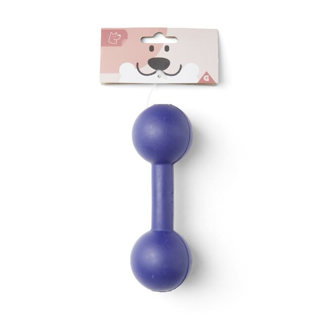 Jouet pour chien forme os en caoutchouc L.15cm