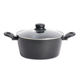 Faitout tous feux dont induction aluminium noir &Oslash;24cm