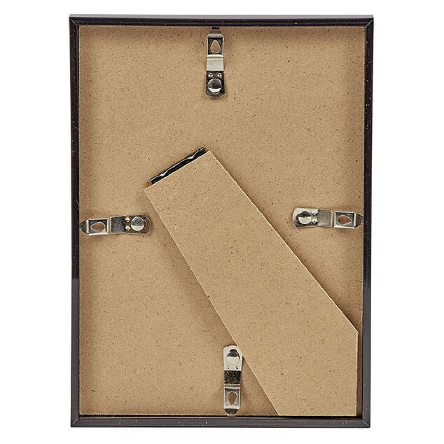 Cadre photo plastique noir 14x19cm pour photo 13x18cm