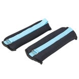 Brassard lesté de musculation 1kg x2 pour chevilles et poignets