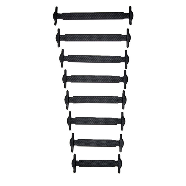 Lacets &eacute;lastiques en silicone 16 pi&egrave;ces
