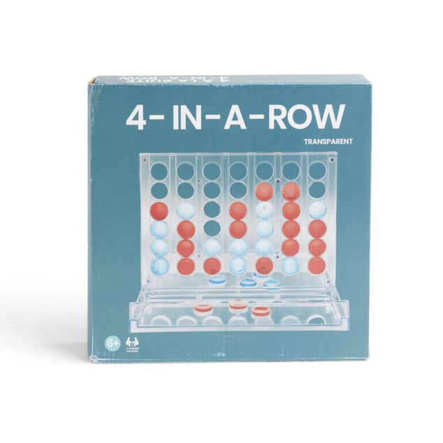 Jeu 4 d'affil&eacute;s transparent