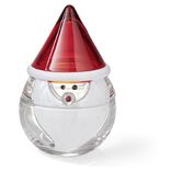 Bocal en verre avec couvercle design Père Noël (2 modèles)