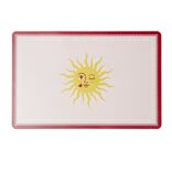 Set de table rectangulaire plastique motif tropical 28,5x43,5cm (2 mod&egrave;les)