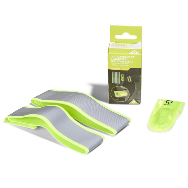 Lot de 3 accessoires r&eacute;fl&eacute;chissants pour course &agrave; pieds
