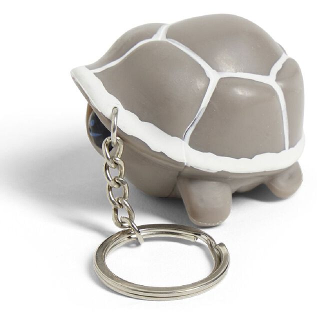 Porte-clé fun en plastique et métal - 4 modèles