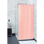 Rideau de douche rose uni